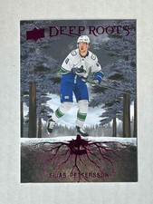 2023-24 Upper Deck Deep Roots Purple Elias Pettersson - Canucks