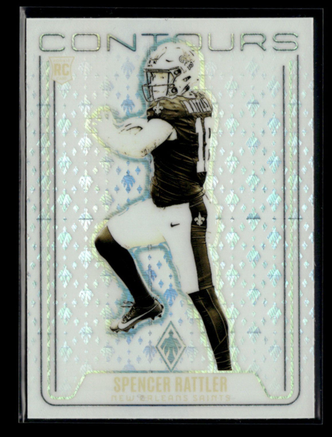 Spencer Rattler 2024 Panini Phoenix Football Contours RC Hyper [bz23