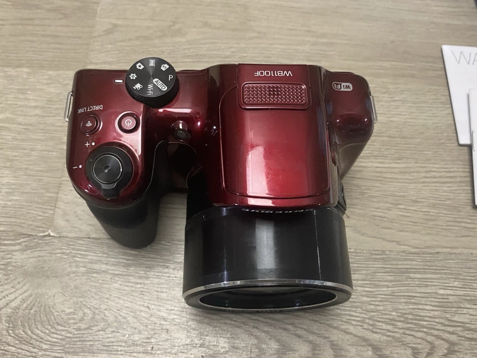 Цифровая камера Samsung серии WB WB1100F 16,2 Мп Wi-Fi и NFC 35-кратный оптический зум красная - Изображение 4 из 4