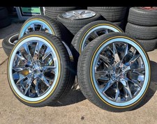 24 C Chrome Wheels Rims Tires 3053524 Vogue 6x139.7 Escalade Chevy Gmc 24 C Chrome Wheels Rims Tires 3053524 Vogue 6x139.7 Escalade Chevy Gmc