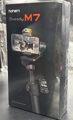 BRAND NEW Hohem iSteady M7 AI Tracking Smartphone Gimbal Stabilizer Kit -SEALED