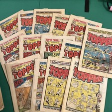 Topper Comic x 14 from 1988 1989 UK Comics A