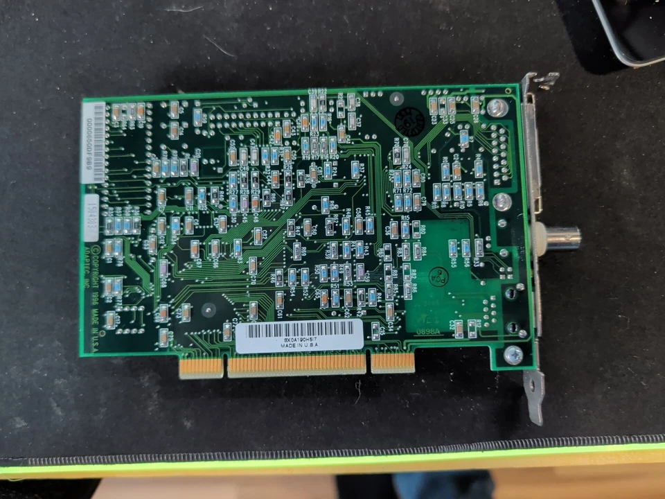 Adaptec ANA-6911/UC 10/100 fast ethernet card 110402-0405 BNC 15-pin RJ-45 Coax - Image 2 of 2