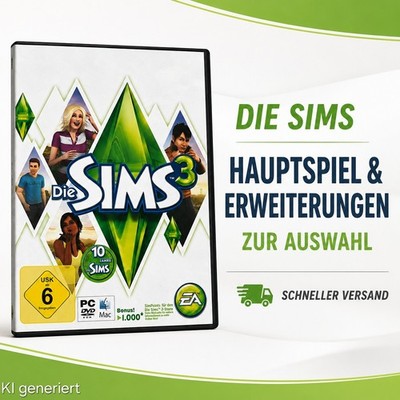 Die Sims | Die Sims 2 | Die Sims 3 | Erweiterungen | PC Spiele Auswahl