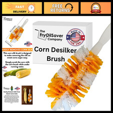 Corn Silk Remover Brush - Food-Grade, USA-Made, Easy Clean, Kitchen Tool