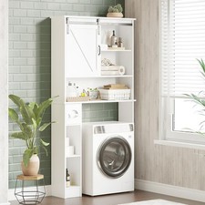 Sur les toilettes armoire de rangement de salle de bain en bois