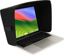 Laptop Sun Shade for Outdoor Work, Light Weight Computer Privacy Hood  Glare Sh