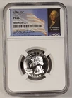1950 NGC Proof PF66 PR66 25C Washington Quarter #634001