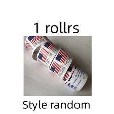 Random  New 1 rolls of 100 USPS - Postage Free Ship -100 PCS-Discount Multiples 