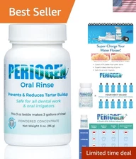 3 Oz Oral Rinse for Kids & Adults - Unflavored Tartar Control