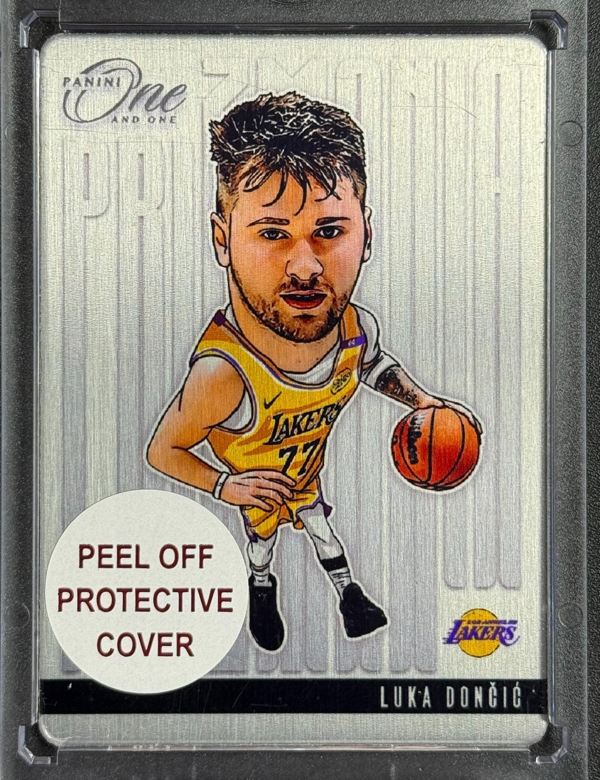 2024-25 Panini One And One Luka Doncic #7 Prizmania Case Hit SSP