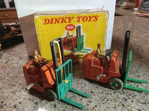 Dinky Toys No. 14c Coventry Climax Fork Lift Truck Model Collectible