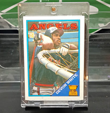 Topps 1987 Devon White #192 Rookie California Angels Baseball Trading Card. rookie card picture