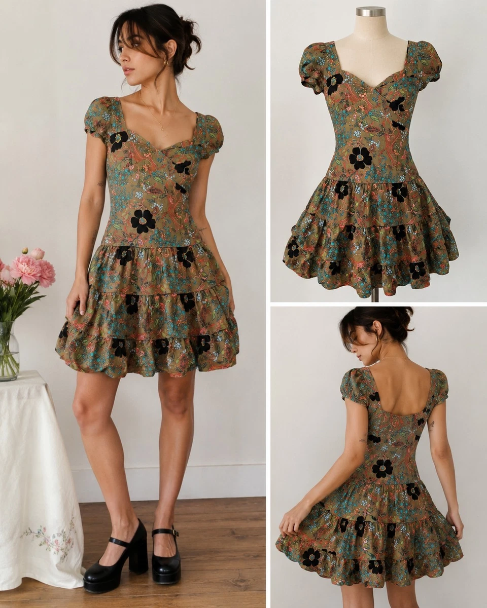 Betsey Johnson Silk Floral Party/Cocktail Dresses for Women for