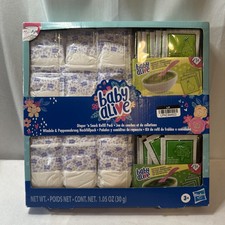 Baby Alive Diaper N' Snack Refill Set By Hasbro 24 Pieces Factory Sealed - New