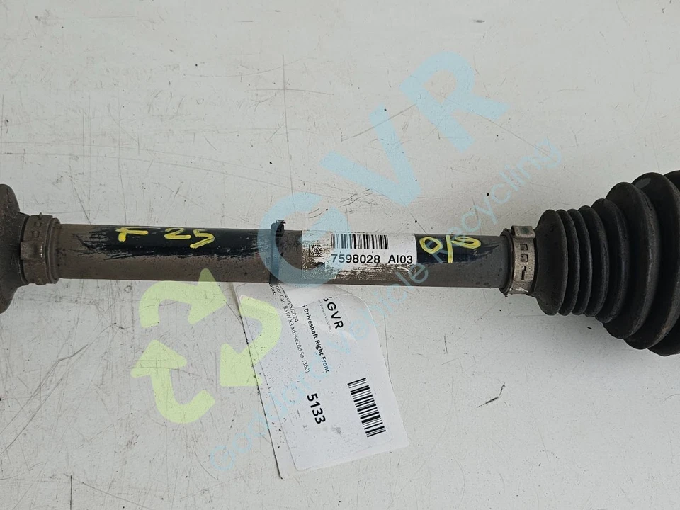 BMW X3 F25 Driveshaft Right Front 7598028 - Image 3 of 4