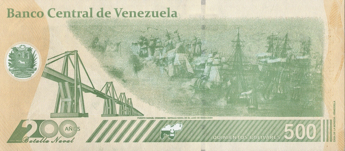 Uncirculated Venezuelan Currency Venezuela 500 Million Bolivar Soberano Banknotes 2023 - Lot Of 5 Uncirs, New, UNC Grade Foreign Currency - Foto 2