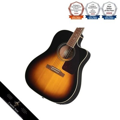 Epiphone Robot AJ-220SCE akustische E-Gitarre mit Tuning Lite System