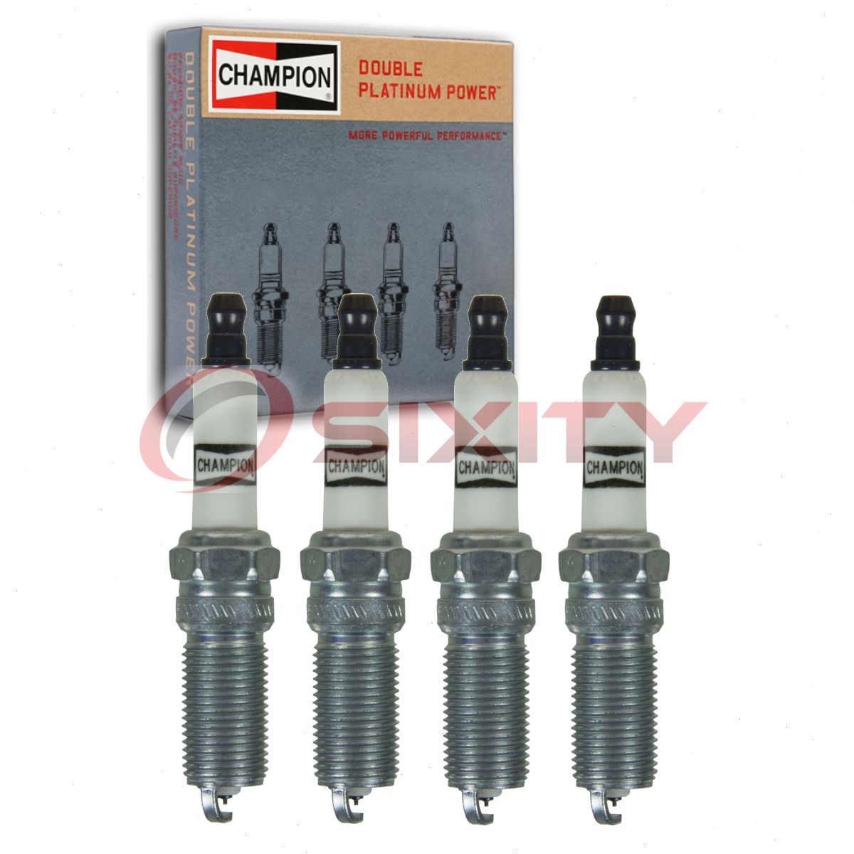 4 pc Champion Double Platinum Spark Plugs for 2016-2020 Buick Envision 2.0L kd