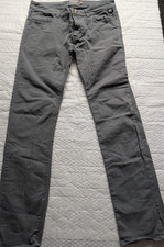 Superdry Jeans Co Grey Straight Leg Jeans Mens L W34 L32 Cotton