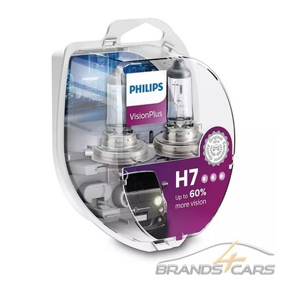 H7 PHILIPS 12972VPS2 VISIONPLUS 60 GLÜHLAMPE 55W 12V VISION px26d STÜCK