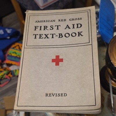 American Red Cross First Aid Text-Book (Revised) Paperback Manual Book