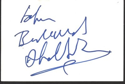Stanley Tucci Hunger Games authentic autograph signed album page COA UACC