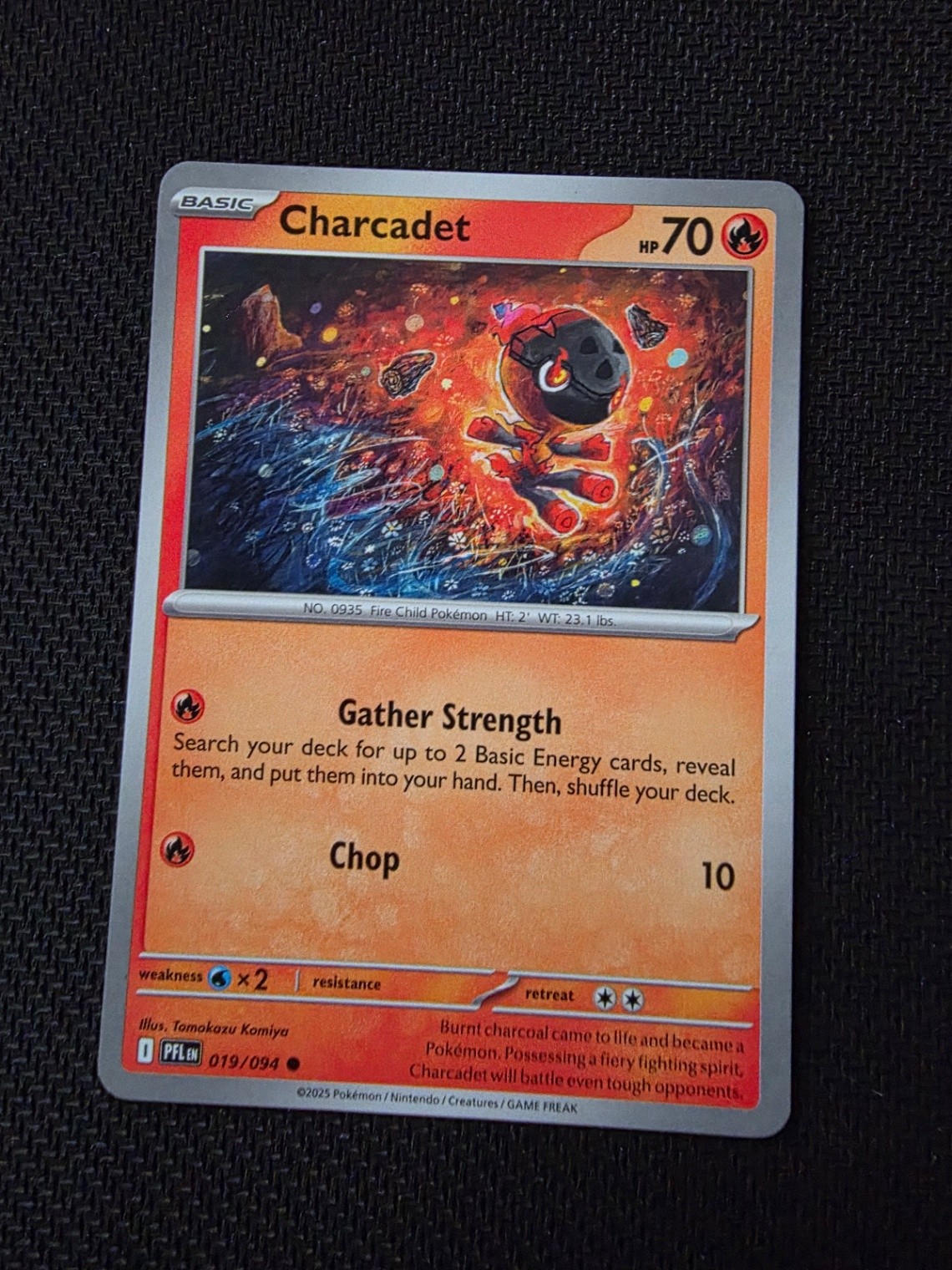 Charcadet Common ME02: Phantasmal Flames Normal 019/094 NM