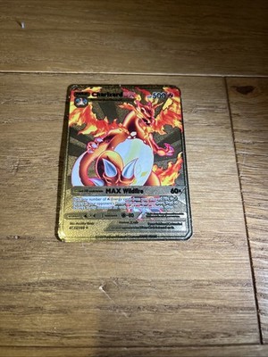 Charizard DX Metal Goldkarte Pokemon TCG Karte Ultra Rare