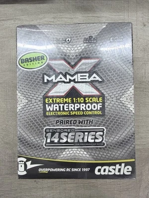 Castle Creations Mamba X 1/10 Brushless Combo w/1406 Sensored Motor 4600kV New!! - Image 1 of 3
