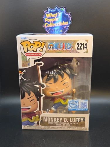 Funko Pop! Vinyl: One Piece - Monkey D. Luffy Exclusive #2214 Ships W/ Protector
