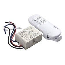 Modern Design 1CH ON/OFF Remote Switch for 220V Lights Wireless Wall Switch