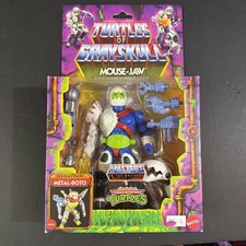 MOTU TMNT Turtles Of Grayskull Mouse-Jaw With Mouser Baf Metal-Boto Target NIB