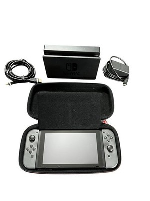 Nintendo Switch V2 HAC-001(-01) 32GB Console Bundle w/ 256GB microSD Dock + More