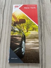 New AAA NEW YORK STATE ROAD MAP  Highway City...