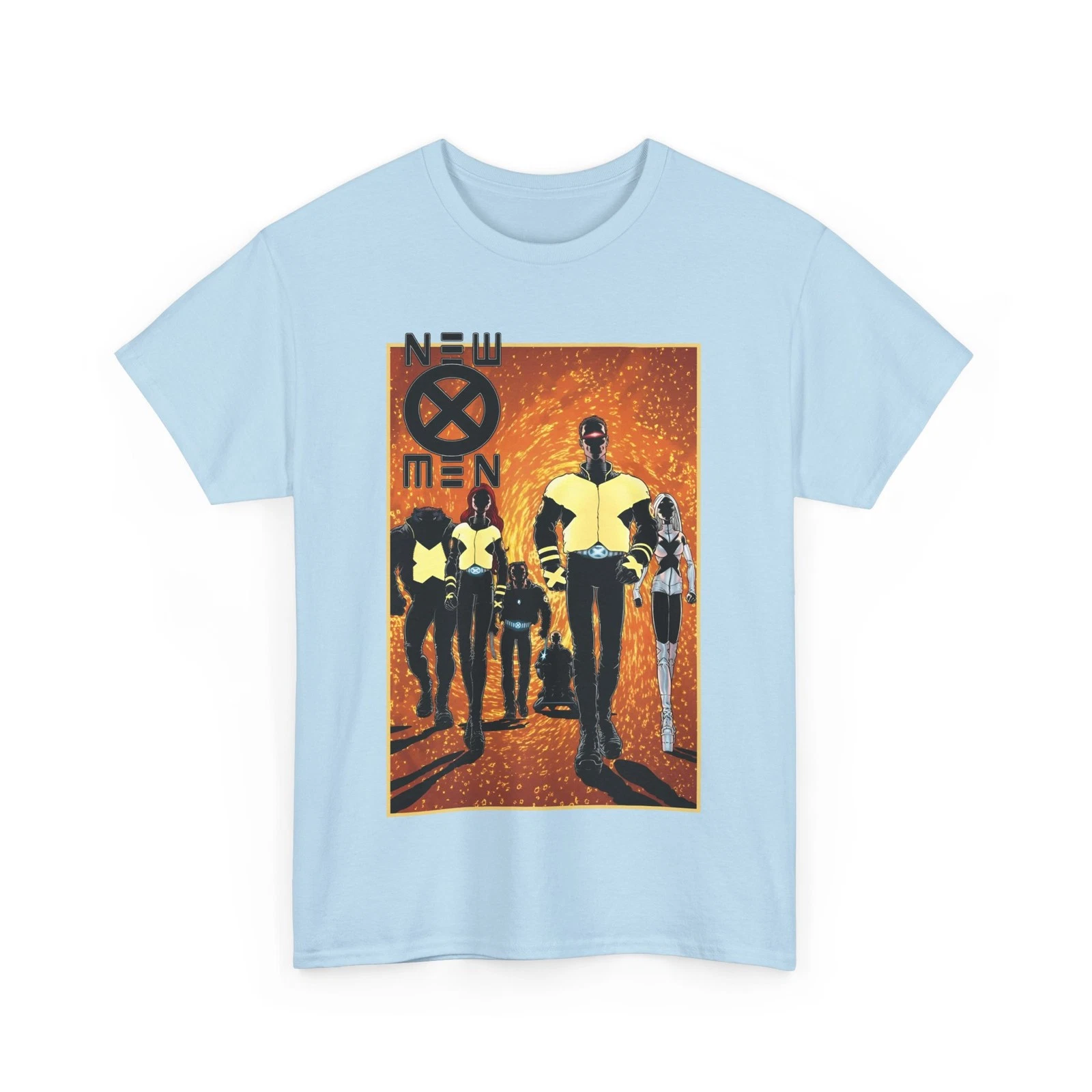 New X-Men T-Shirt - Frank Quitely Art - Wolverine, Cyclops, Jean Grey - Marvel