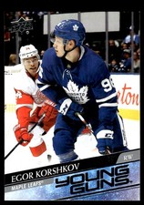 2020-21 Upper Deck Young Guns Egor Korshkov Rookie Toronto Maple Leafs #219