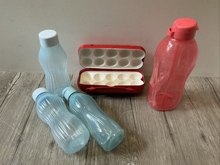 Konvolut Set TUPPERWARE Flaschen Trinkflaschen Eier Aufbewahrungs Dose (R1 N74