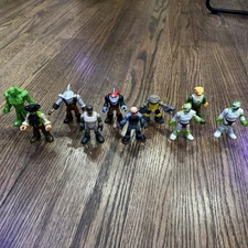 Playskool Imaginext Style Lot of 10 Figures – Pirates, Monsters, Robots, Aliens