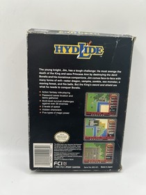 Hydlide Nintendo NES - Box and Game Only - Tested