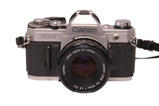 Canon AE-1 35mm SLR Film Camera W/50mm 1:1.8 Lens