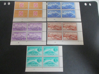 Tonga Stamps: Jerry Blair Collection Variety Blocks Mint (M3156)