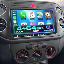 4G+64GB Für 2004-2013 VW Golf Plus 9'' Android 15 Carplay Autoradio GPS WIFI RDS