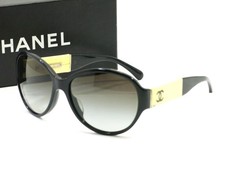 Auth CHANEL Sunglasses Side COCO Mark 18710001