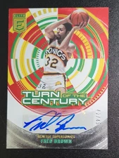 2023-24 Donruss Elite - Turn of the Century Signatures Fred Brown #TCS-FBS /49
