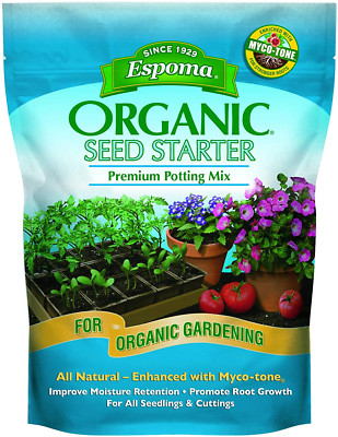 Organic Seed Starter Premium Potting Soil Mix - All Natural & Organic ...