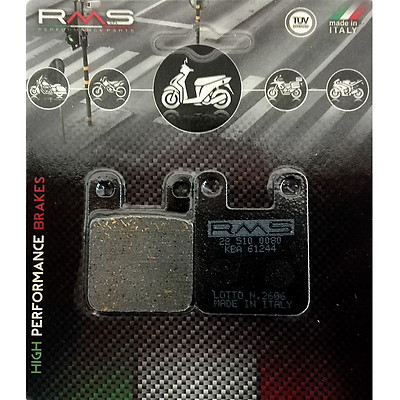 Paar organische Bremsbeläge vorne/hinten RMS 225100080 PEUGEOT
