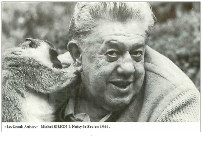 Actors No. 14747 The Great Artists Michel Simon In Noisy Le Sec In 1961