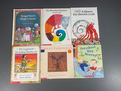 LOT OF 6 - Kids Paperback Scholastic Books Preschool Day Hooray ...