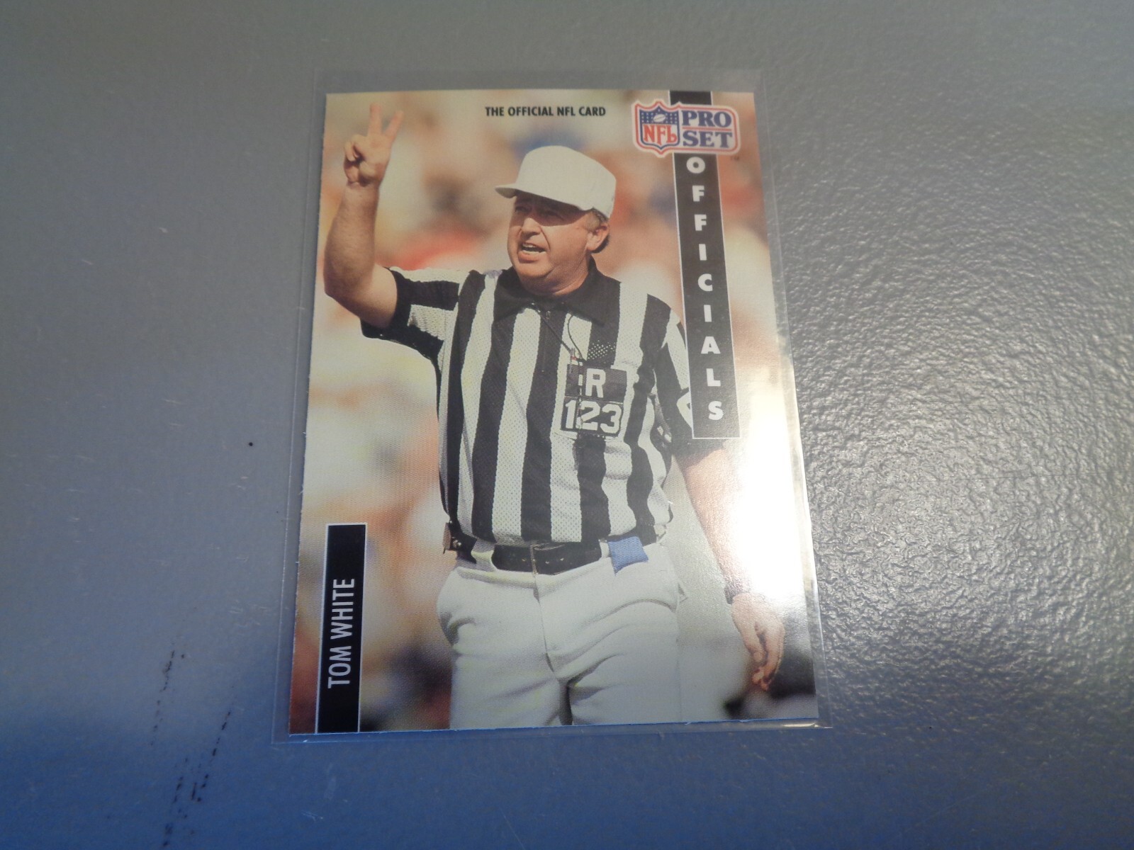 Tom White - 1991 Pro Set #368 - Officials Football Card